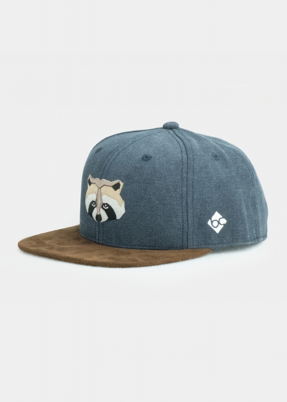 Waschbär (Snapback) dunkelgrau 