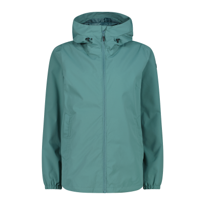 WOMAN JACKET FIX HOOD AGAVE 