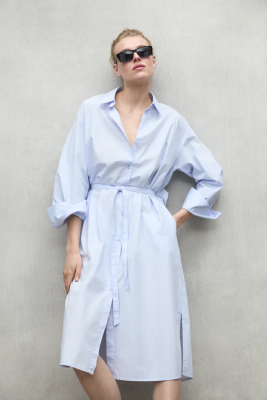 Kaorialf Dress Woman sky blue 