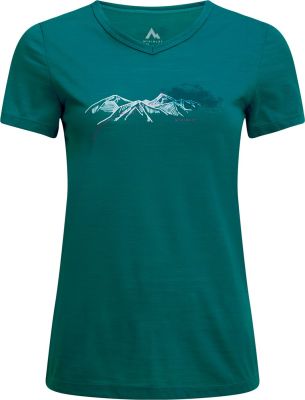 Da.-T-Shirt Shane TEE W 609 BLUE AQUA 