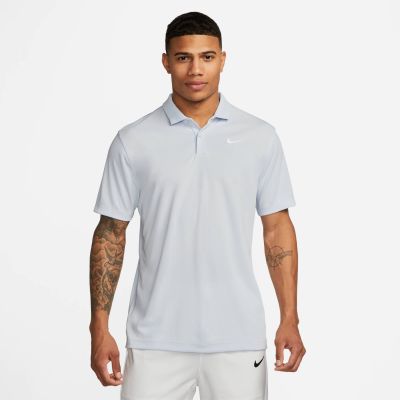 NikeCourt Dri-FIT Tennis-Poloshirt für Herren grau 
