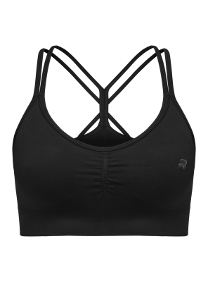 Seamless Strap Sportsbra BLACK 