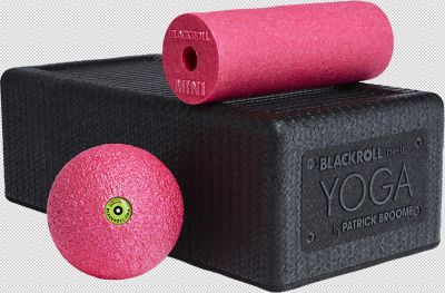 BLACKROLL(R) YOGA BLOCK SET BY BP SCHWARZ/PINK 