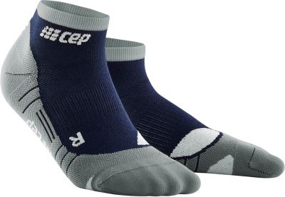 CEP hiking light merino low-cut soc marineblue/grey 