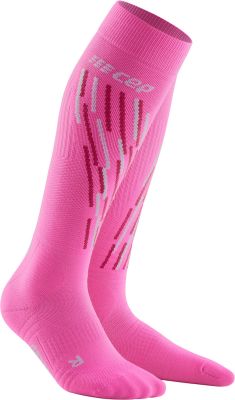 CEP ski thermo socks*, women pink/flash pink 