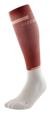 CEP the run socks, tall, v4, women red/off white 