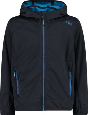 KID JACKET FIX HOOD ANTRACITE-REEF 