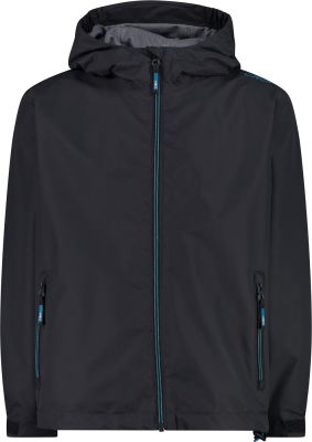 KID JACKET FIX HOOD ANTRACITE-REEF 