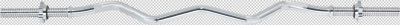 Langh-Stange Curled Bar 120cm Screw 900 CHROME/CHROME 