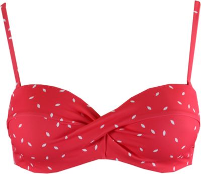 Da.-Bikini-Oberteil Maggy MM 108 Mini Leaves Pink 