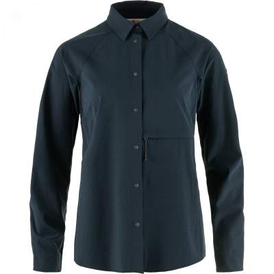 Abisko Trekking Shirt W Dark Navy 