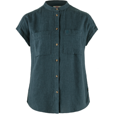 Övik Hemp Shirt SS W mountain blue 
