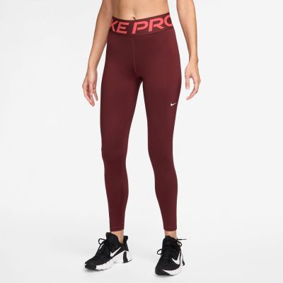 Nike Pro Sculpt Leggings in voller Länge mit hohem Bund für Damen Dark Team Red/White 