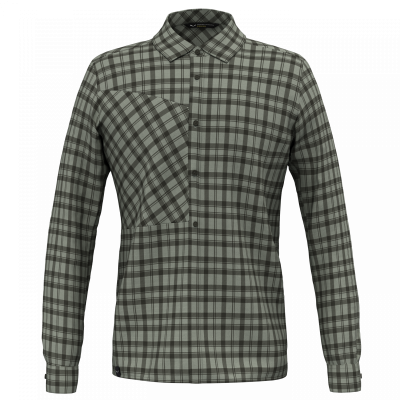 FANES FLANNEL 5PL M L/S SHIRT. shadow/dark olive 
