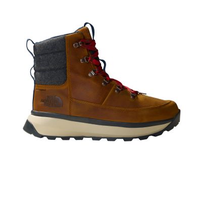 M BERGEN LEATHER WP TIMBER TAN/TNF RED 