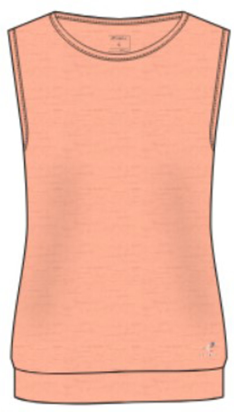 Da.-Tank-Shirt Jewel SL W 901 Melange/Rose 